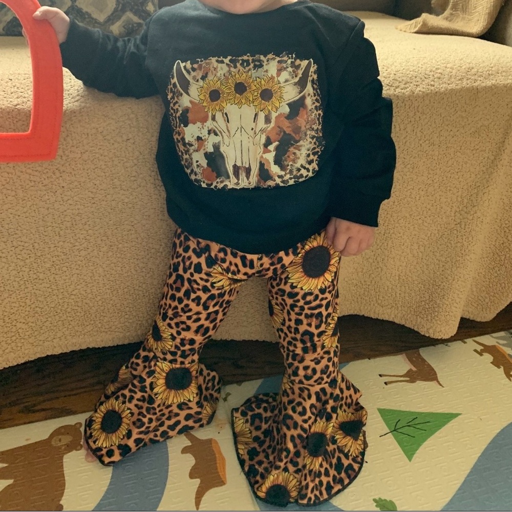 Kids Black Graphic Sweatshirt